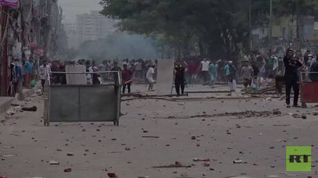 احتجاجات حامية الوطيس في العاصمة البنغلاديشية دكا