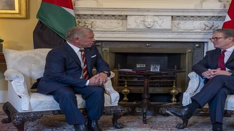 الملك عبد الله الثاني وستارمر يؤكدان ضرورة التوصل لوقف فوري لإطلاق النار بغزة