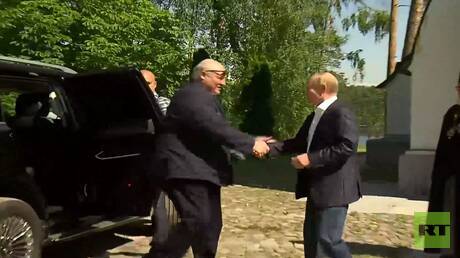 لقاء بوتين ولوكاشينكو في جزيرة فالام