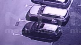 لحظة زرع عبوة ناسفة بسيارة ضابط بالجيش الروسي في موسكو