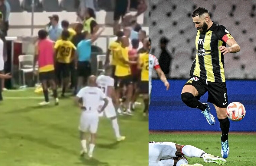 ودية بين اتحاد جدة وناد برتغالي تتحول لـ"ساحة معركة".. وعقوبة محتملة للاعب الاتحاد من الفيفا