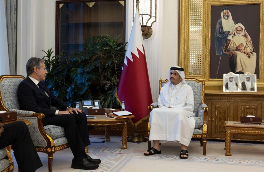 الولايات المتحدة وقطر تبحثان جهود التهدئة في الشرق الأوسط