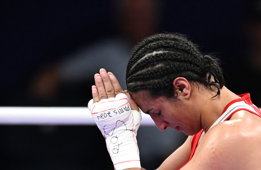 طلب خاص من الجزائرية إيمان خليف قبل نهائي أولمبياد باريس 2024 للملاكمة