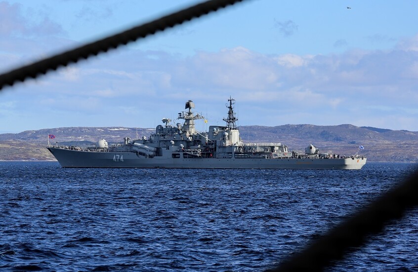 سفن أسطول الشمال الروسي تنفذ تدريبات في بحر بارينتس