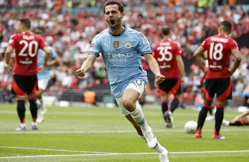 مانشستر سيتي يهزم جاره يونايتد ويتوج بكأس الدرع الخيرية (فيديو)