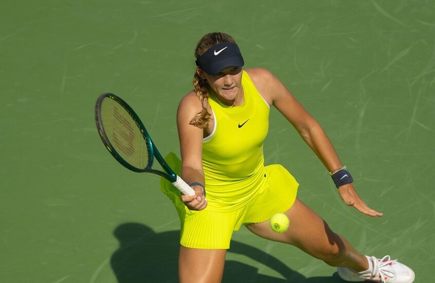 الروسية اليافعة أندرييفا إلى ثالث أدوار سينسيناتي للتنس (فيديو)