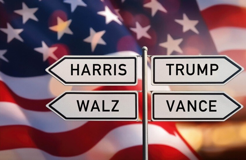 استطلاع: ترامب يحتفظ بتقدمه على هارس بفارق 4 نقاط