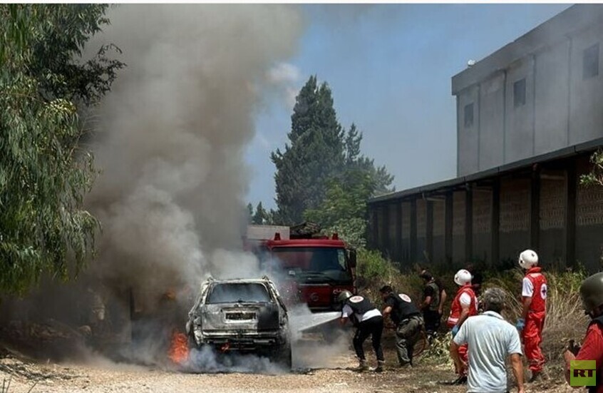 لبنان.. قتيل وجريح في غارة إسرائيلية على عيترون ومسيرة تستهدف سيارة في القاسمية (صور +  فيديو)