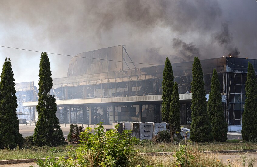 الخارجية الروسية: قصف المركز التجاري في دونيتسك عمل إرهابي مخطط له