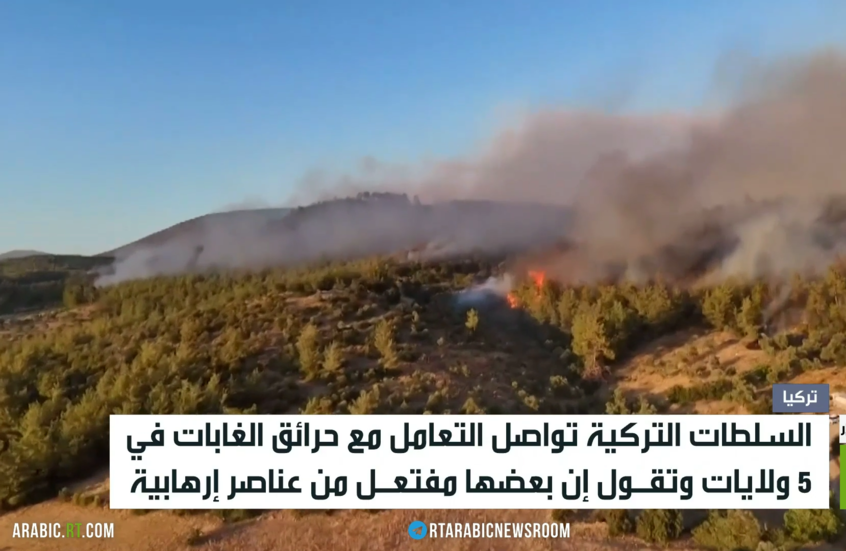 تركيا.. تواصل محاولات إخماد الحرائق