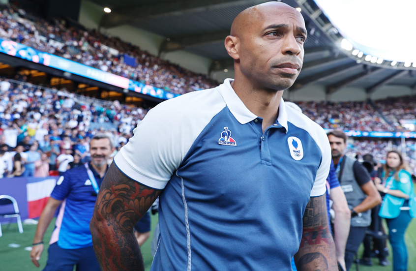 هنري يغادر منصبه كمدرب للمنتخب الفرنسي الأولمبي