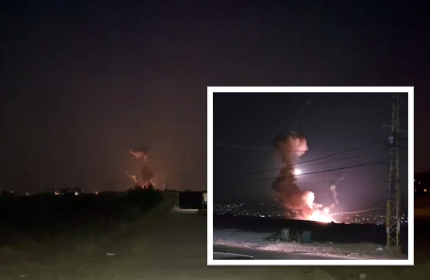 مراسلتنا: سلسلة غارات إسرائيلية عنيفة تستهدف منطقة البقاع شرقي لبنان (فيديوهات)