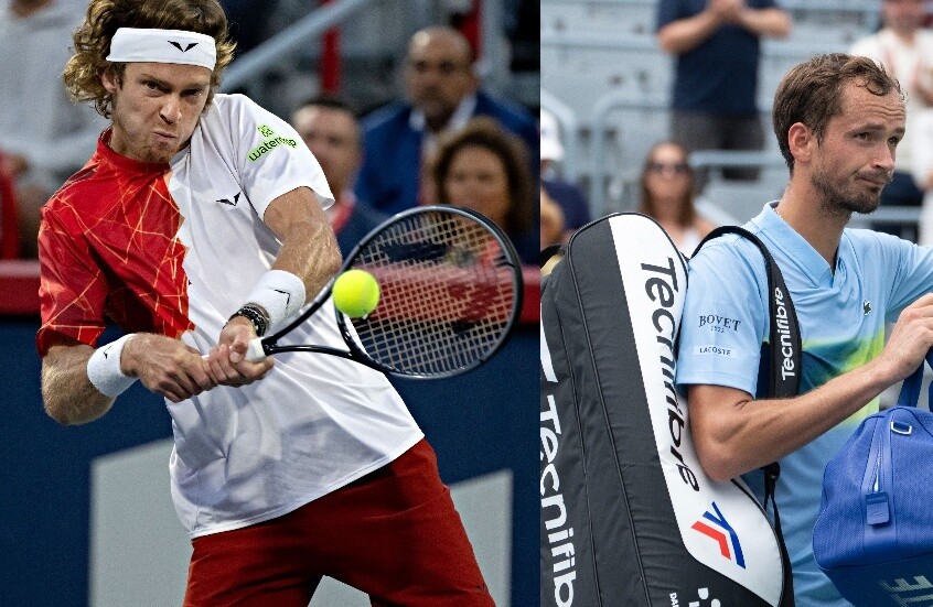 مدفيديف وروبلوف يحتفظان بمركزيهما في تصنيف رابطة محترفي التنس