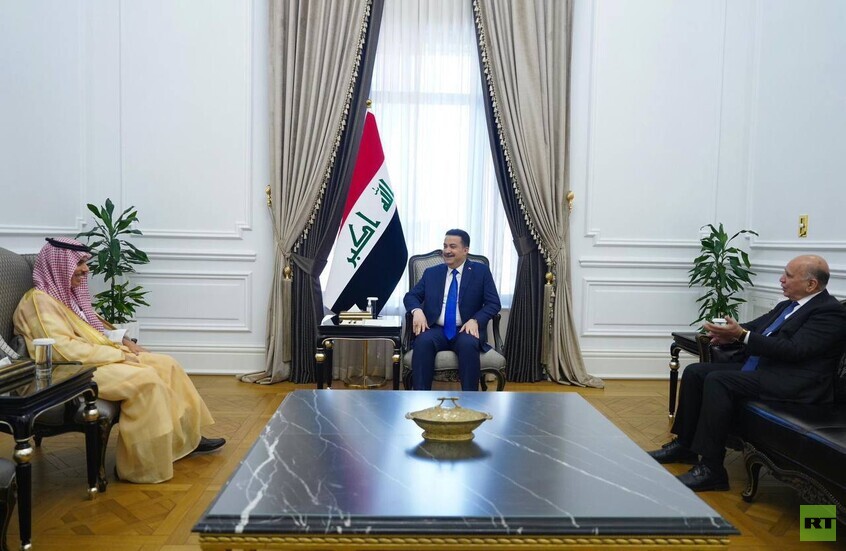 شياع السوداني يبحث مع بن فرحان تداعيات استمرار حرب غزة