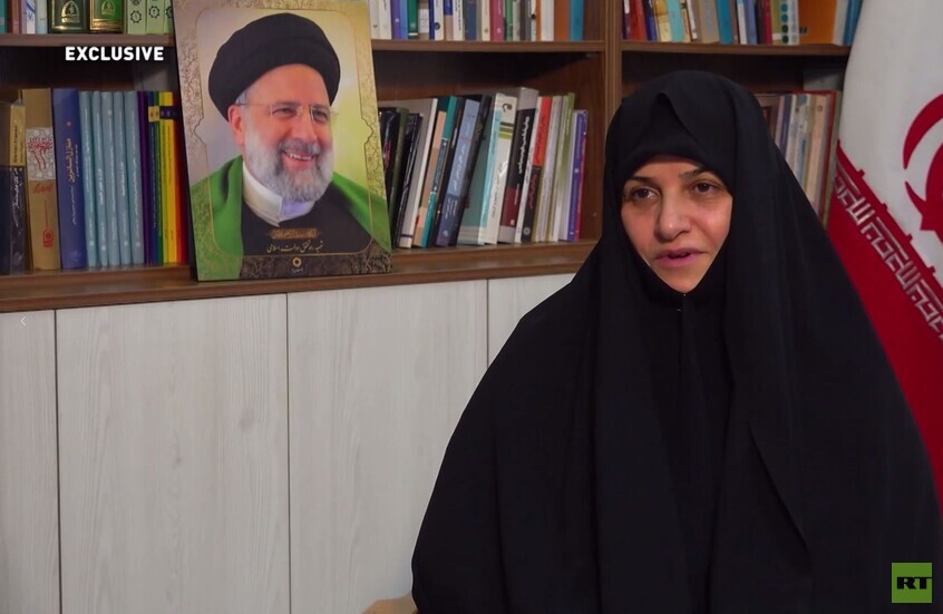 أرملة رئيسي وحديث لـRT عن إيران والغرب
