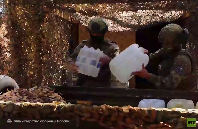 عمل وحدات الدعم اللوجستي في الجيش الروسي