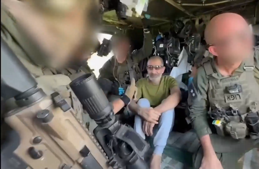 الجيش الإسرائيلي ينشر لقطات لعملية استعادة الرهينة فرحان القاضي من غزة