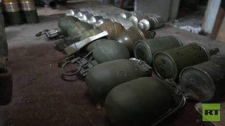 إدارة جهاز الأمن الفيدرالي الروسي في جمهورية دونيتسك الشعبية تكتشف مخبأ للأسلحة