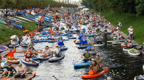 إدراج مهرجان بطرسبورغ SUP Board على موسوعة الأرقام القياسية الروسية