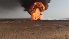 ليبيا.. حريق مهول في خط نفط بجنوب السدرة (صور + فيديو)