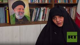 أرملة رئيسي لـRT: قليلون من هم المستعدون لدفع ثمن وقف محنة غزة