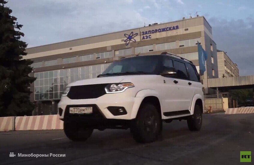 قوات روسية تؤمن عمل مراقبي بعثة الوكالة الدولية للطاقة الذرية في محطة زاباروجيا