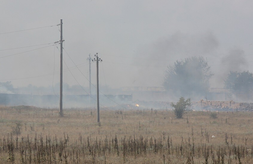 نظام طوارئ بسبب حريق وانفجارات بعد سقوط مسيرة في إحدى مناطق فورونيج الروسية