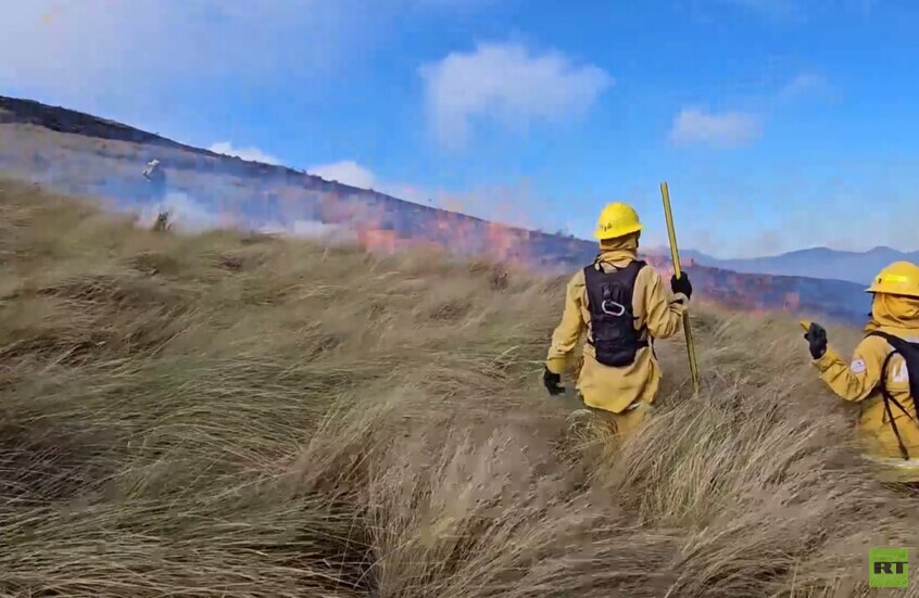 حرائق الغابات في الإكوادور تصل إلى ضواحي العاصمة كيتو