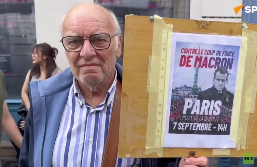 لافتات في باريس: "ماكرون سرق أموالنا وانتخاباتنا".. "أين صوتي"؟