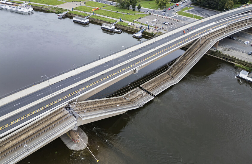 وسائل إعلام: سبب انهيار جسر دريسدن يعود لمذيبات الثلج المستخدمة في ألمانيا الشرقية