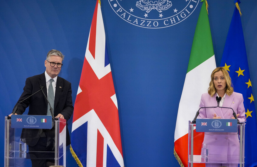 ميلوني تبحث مع ستارمر افتتاح مراكز لاستقبال المهاجرين في ألبانيا