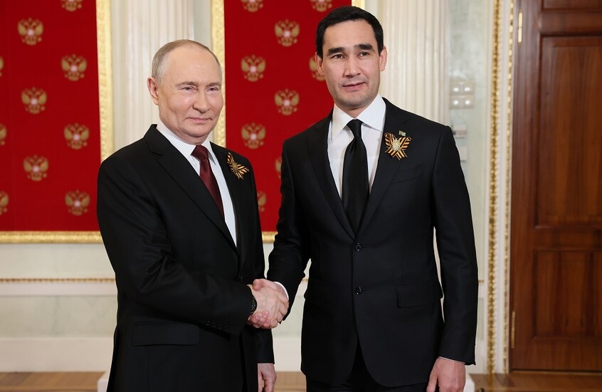 بوتين يهنئ رئيس تركمانستان بمناسبة عيد ميلاده