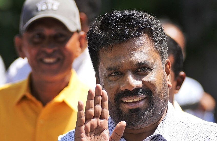 نائب يساري يعلن فوزه في الانتخابات الرئاسية في سريلانكا