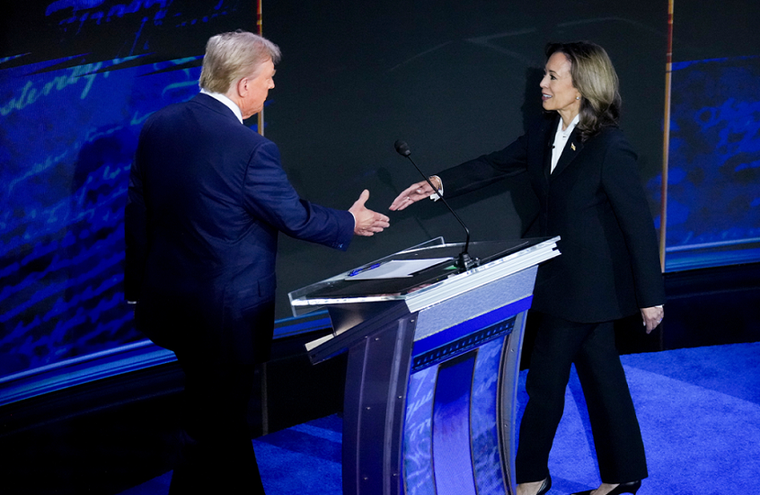 هاريس تتقدم على ترامب في استطلاعات رأي جديدة