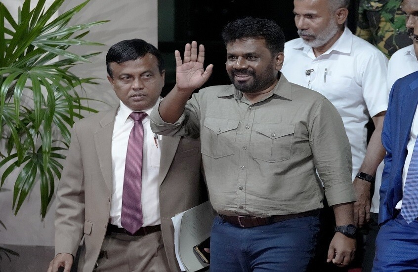 سريلانكا.. نائب يساري فاز في انتخابات الرئاسة يؤدي اليمين الدستورية