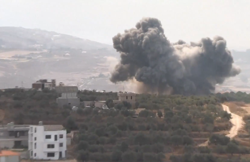 مشاهد للغارات الإسرائيلية المكثفة على جنوب لبنان