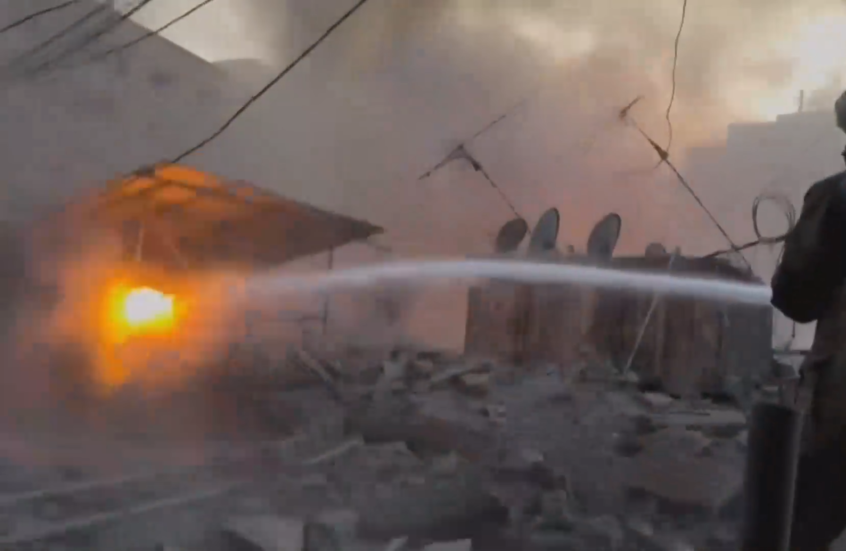 دمار خلفته الغارة الإسرائيلية على مقر "حزب الله" المركزي في الضاحية الجنوبية