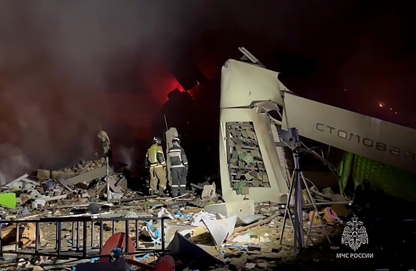 مصرع 13 شخصا جراء انفجار بمحطة للوقود جنوبي روسيا (فيديو)