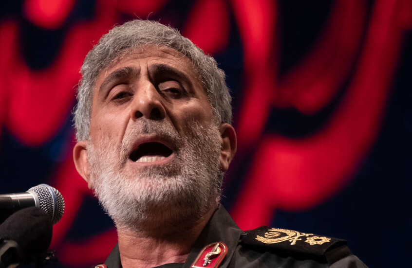 مصادر إيرانية تنفي أنباء مقتل قائد فيلق القدس قاآني