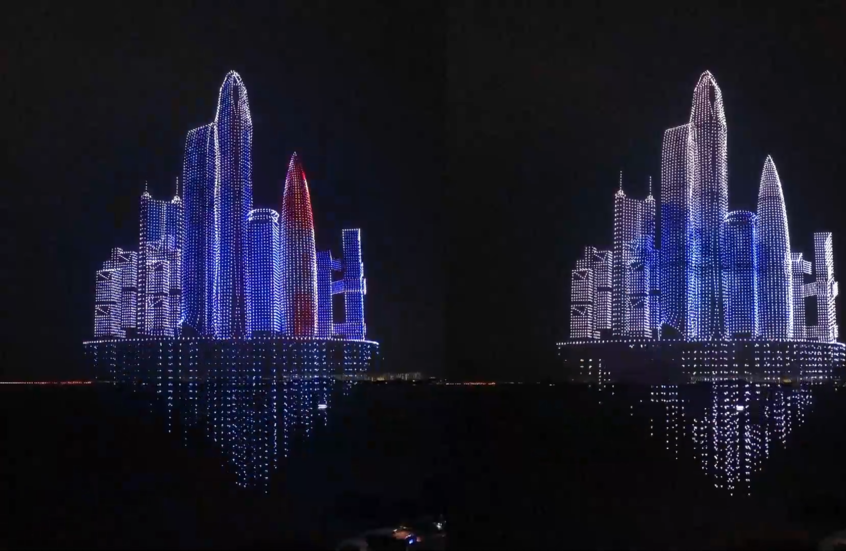 الصين تسجل رقمين قياسيين عالميين بعرض ضوئي مذهل لأكثر من 10 آلاف مسيرة