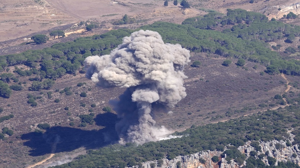 الجيش الإسرائيلي ينشر صورا لبقايا منصات إطلاق الصواريخ التي استهدفها جنوب لبنان