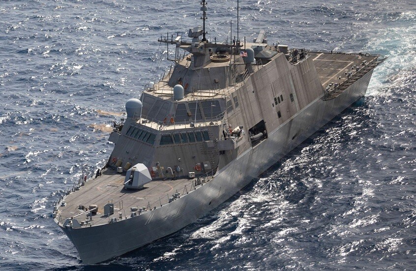 سلاح البحرية الأمريكي يتسلّم سفينة حربية جديدة