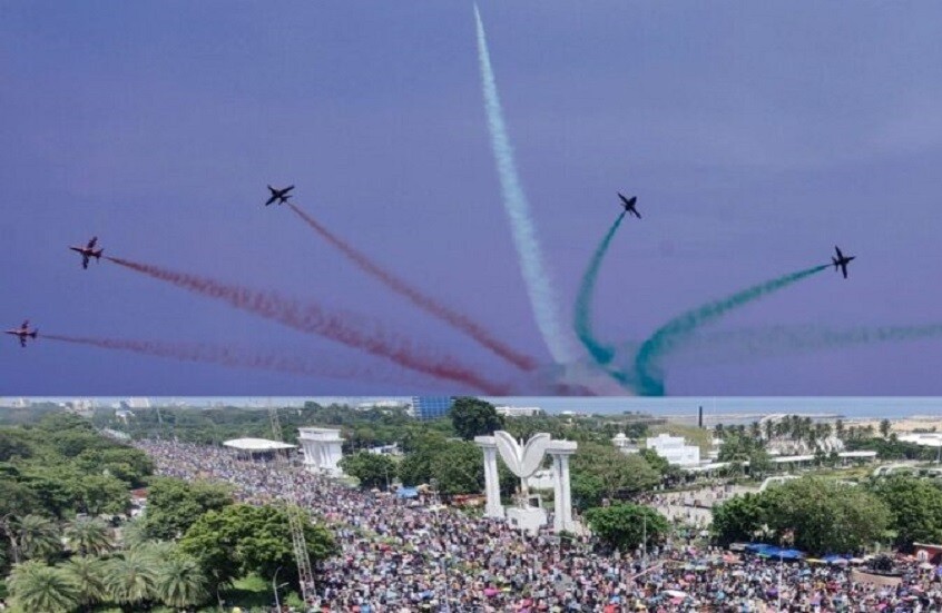 مصرع خمسة أشخاص على الأقل خلال حضورهم عرضا جويا بالهند