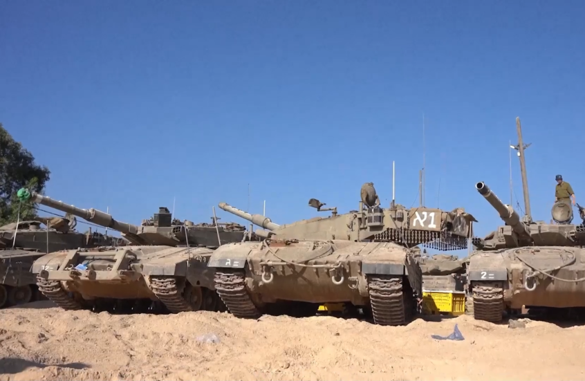 مشاهد لاستعداد الجيش الإسرائيلي للعملية البرية في جنوب لبنان