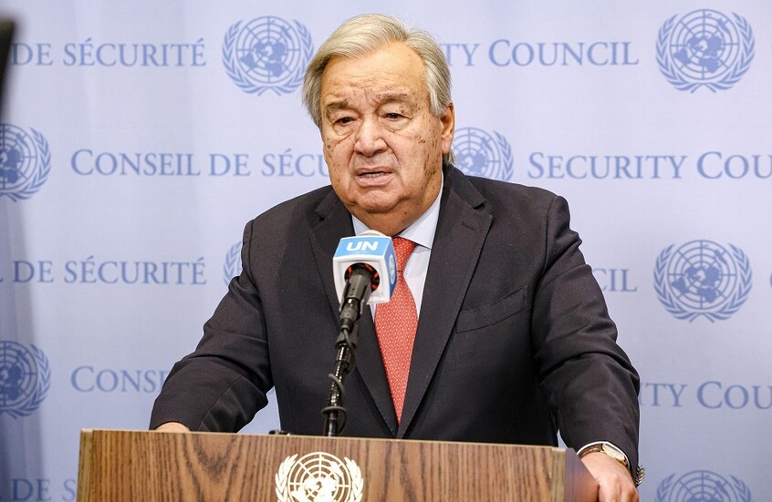 "بارود وعود ثقاب".. الأمين العام للأمم المتحدة يحذر من حرب شاملة