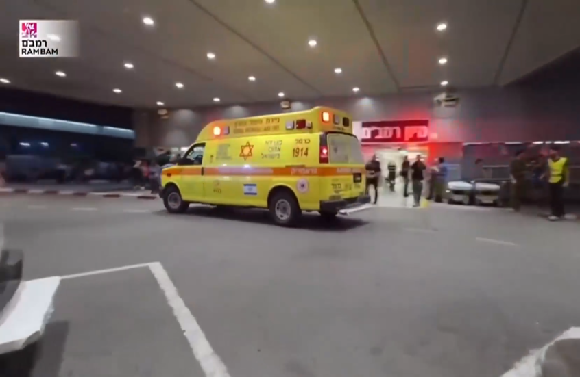 نقل الجرحى إلى مستشفيات إسرائيلية بعد انفجار طائرة مسيّرة في بنيامينا