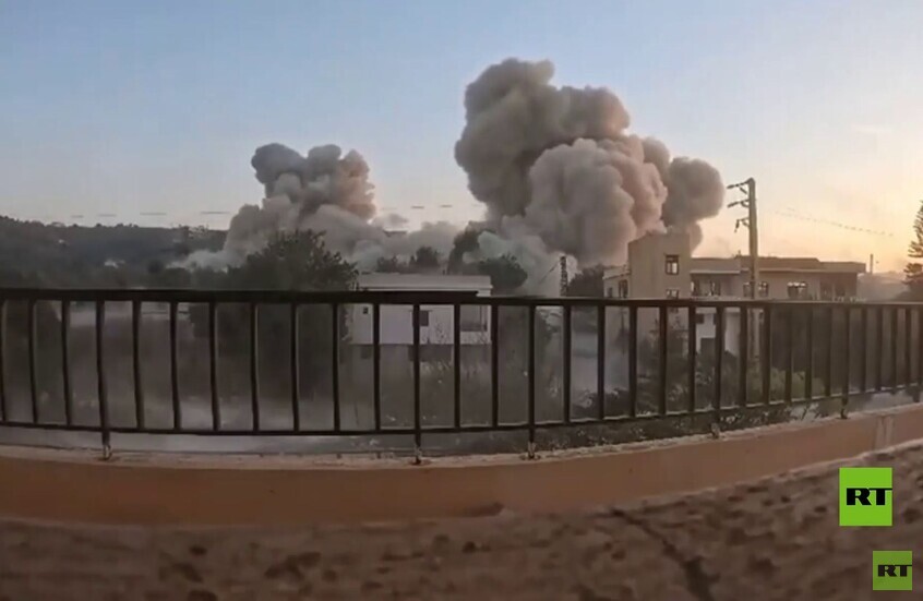 الجيش الإسرائيلي يفجير مسجدا آخر في جنوب لبنان