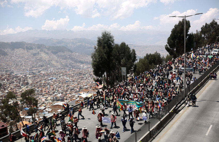 الرئيس البوليفي يطالب بإنهاء فوري لقطع الطرق في البلاد