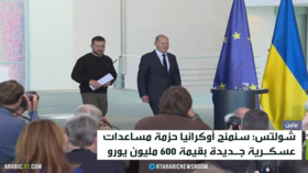 شولتس: سنمنح كييف 600 مليون يورو