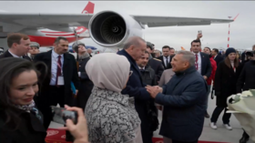 الرئيس التركي رجب طيب أردوغان يحط في قازان للمشاركة في أعمال قمة بريكس+